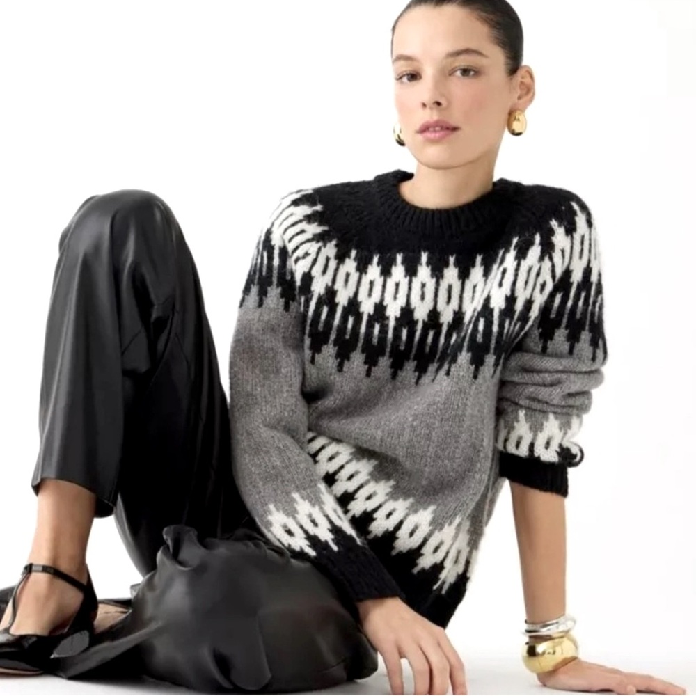 J. Crew Fair Isle Crewneck Sweater XXS